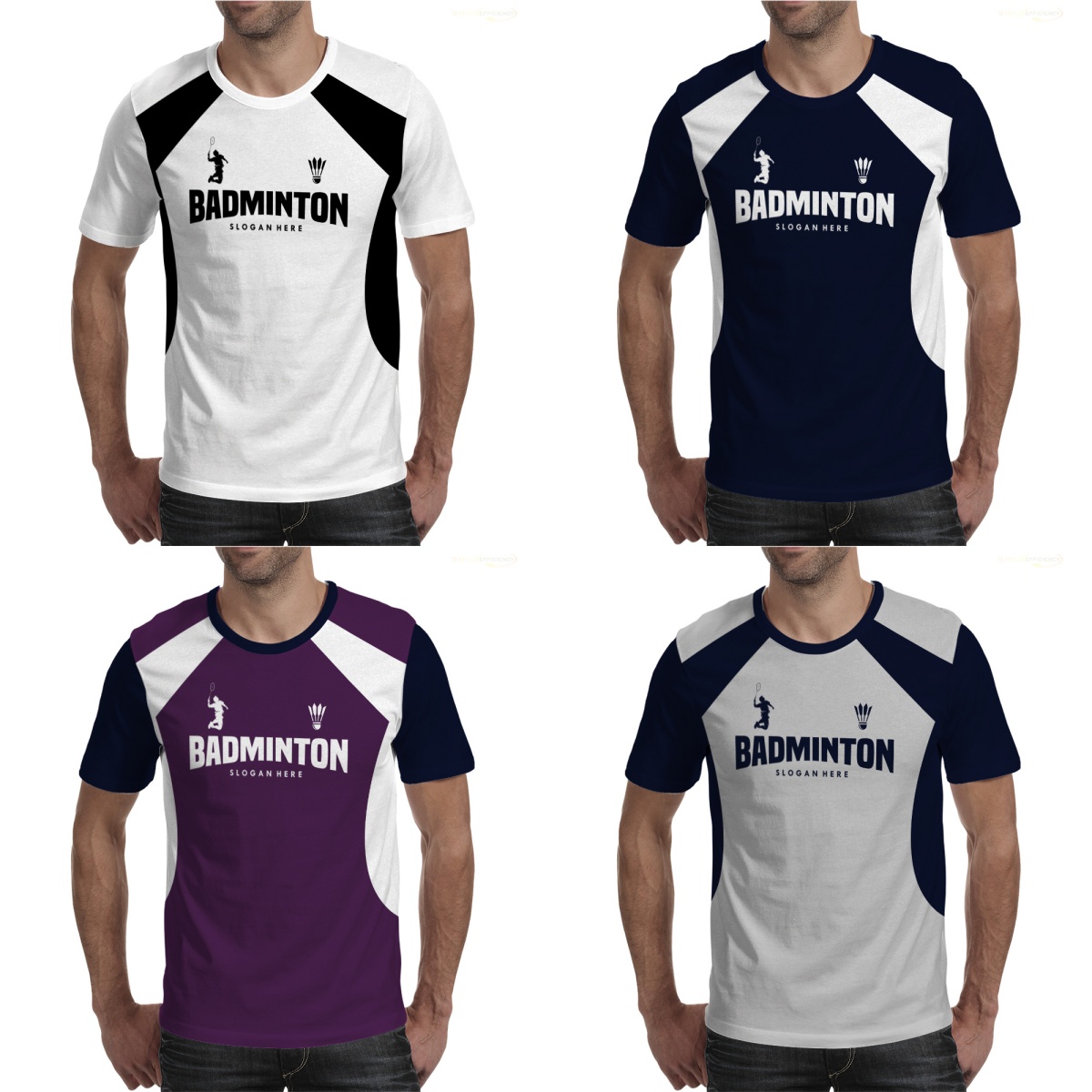 Badminton Emoji - Badminton Jersey T Shirts Men &