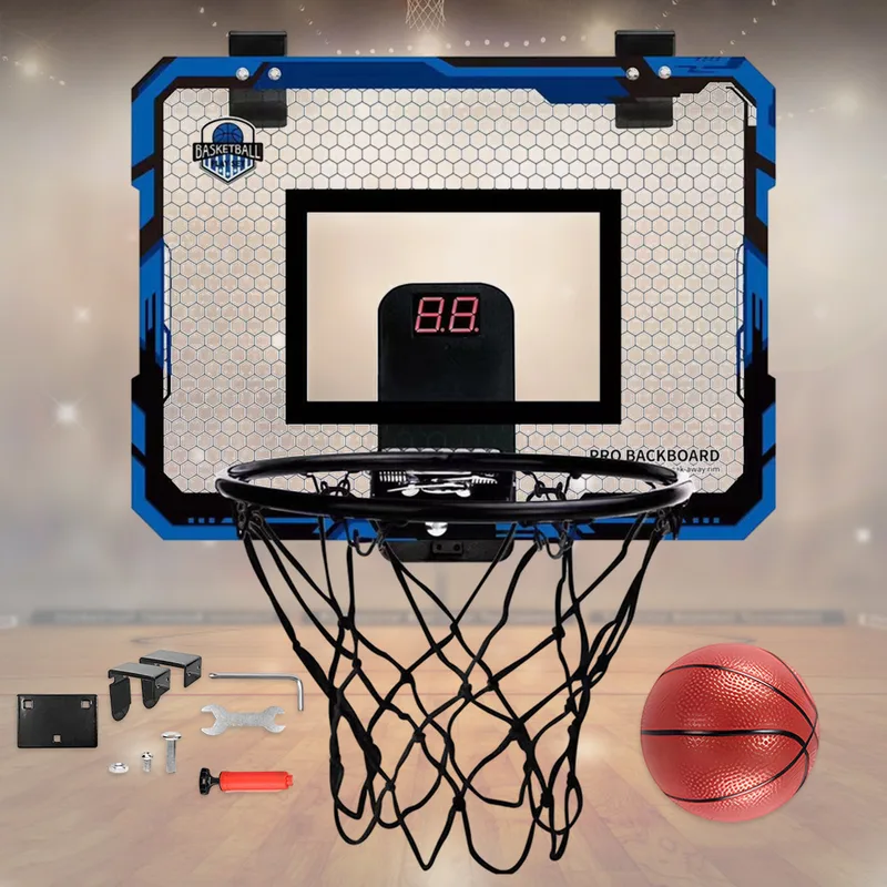 Badminton Score - Kids Mini Basketball Hoop With Electronic