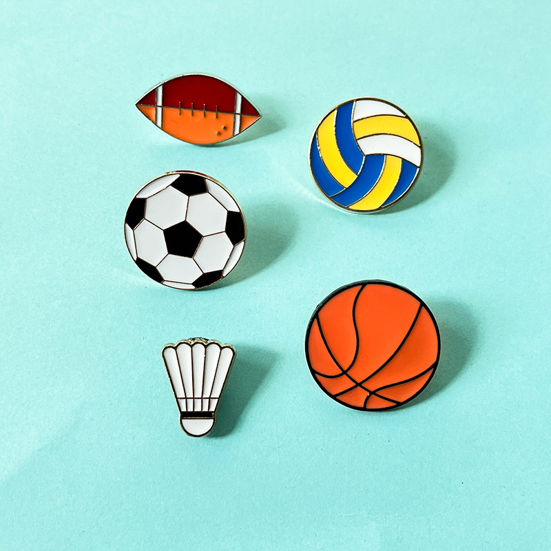 Cartoon Sports Ball Brooches S - Badminton Icon ulasan dan harga