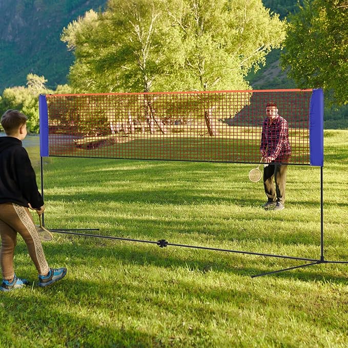 Portable Badminton Net Small S - Badminton Badminton ulasan dan harga