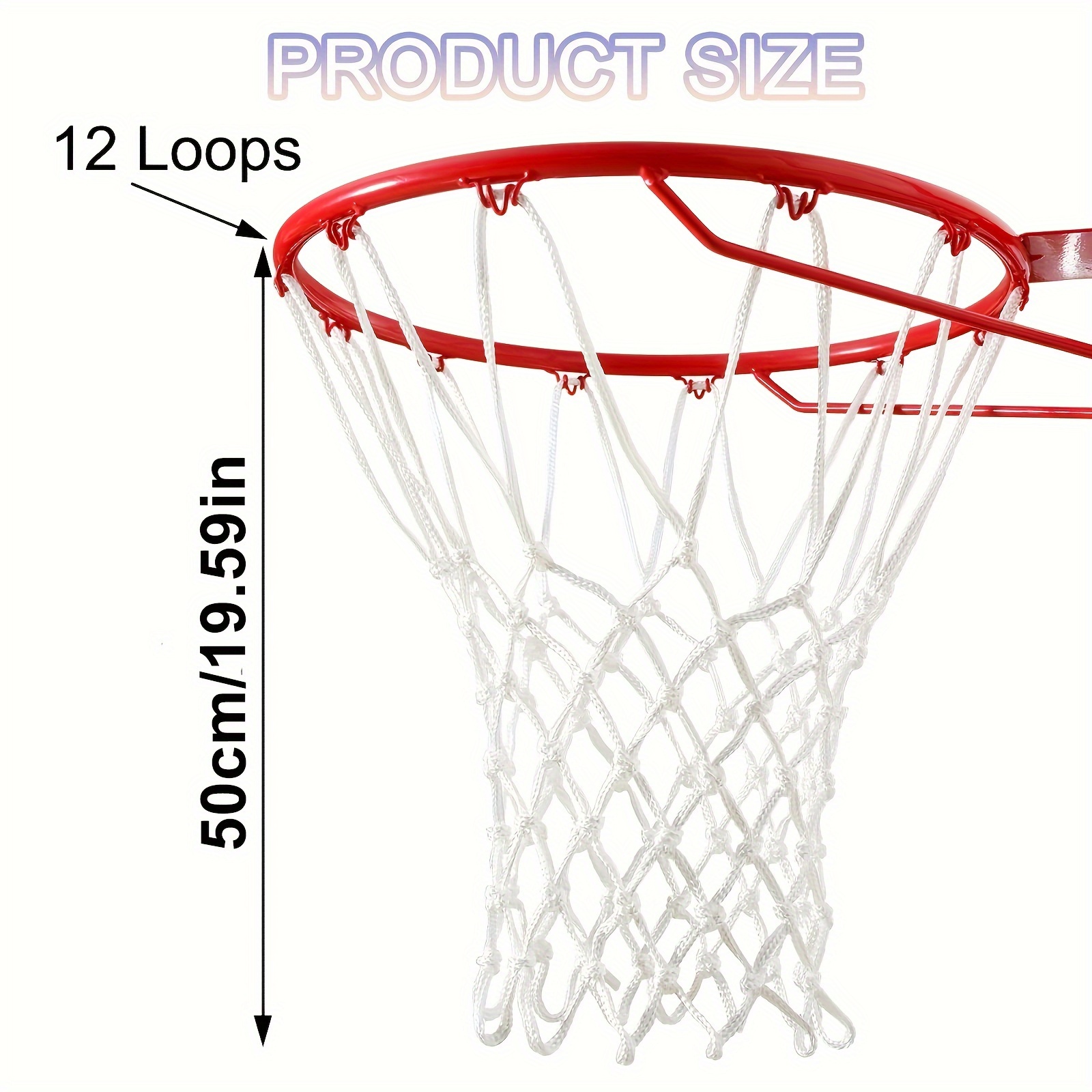 1/2pcs Basketball Rack Net Wit - Badminton Score ulasan dan harga