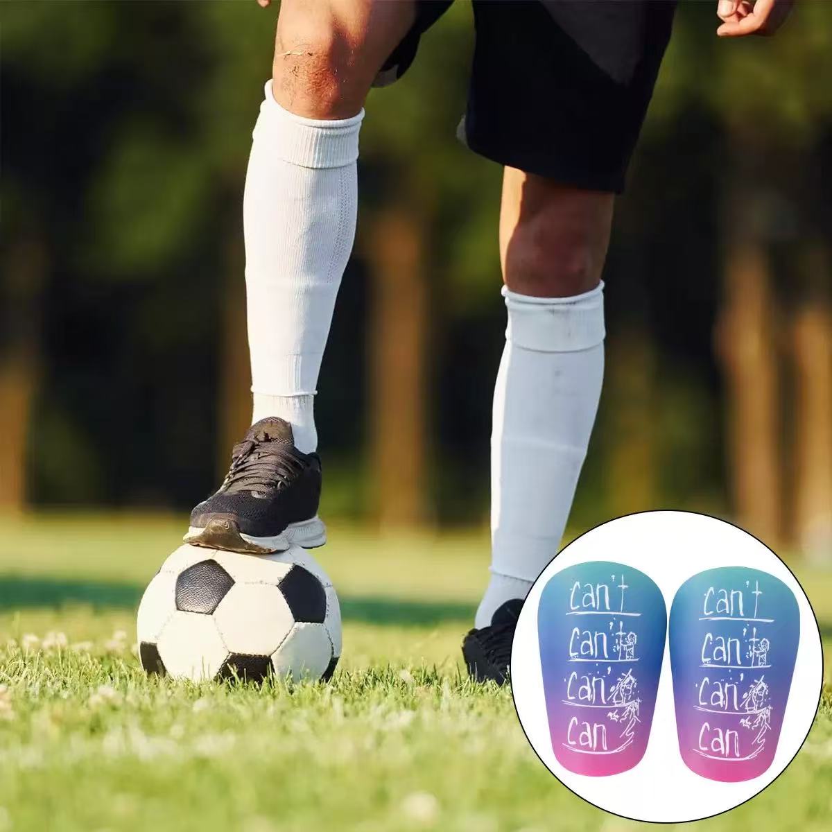 Ultra-Lightweight Soccer Shin  - Knee Brace Badminton ulasan dan harga