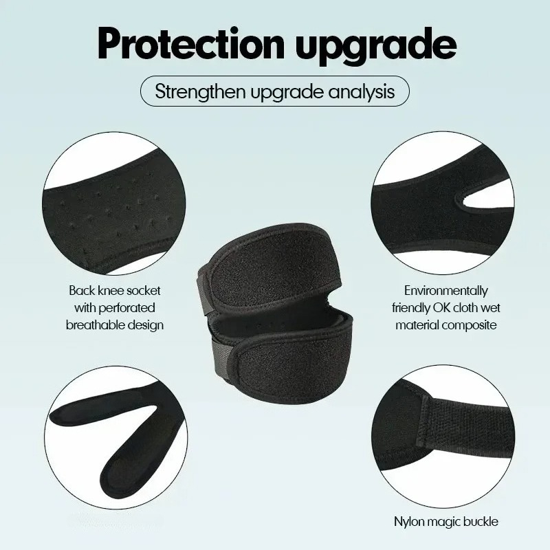 1PC Pressurized Knee Wrap Slee - Knee Brace Badminton ulasan dan harga