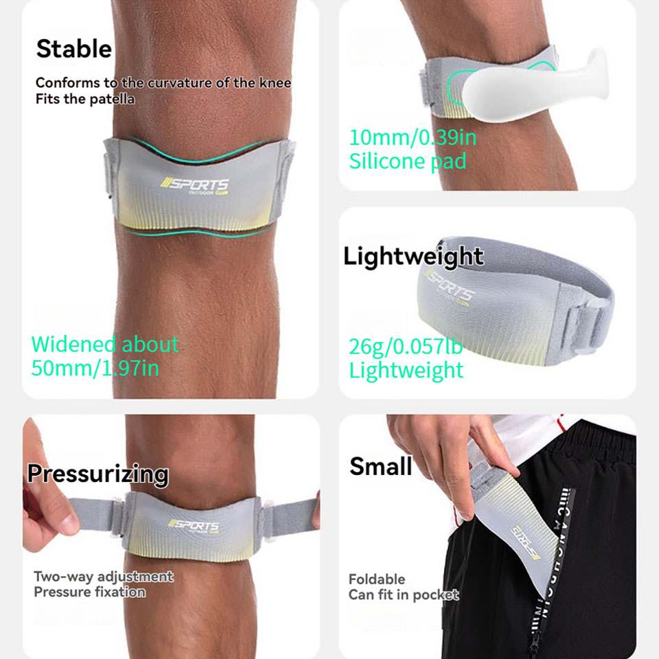 GTUBIKE 1PCS knee pad Adjustab - Knee Brace Badminton ulasan dan harga