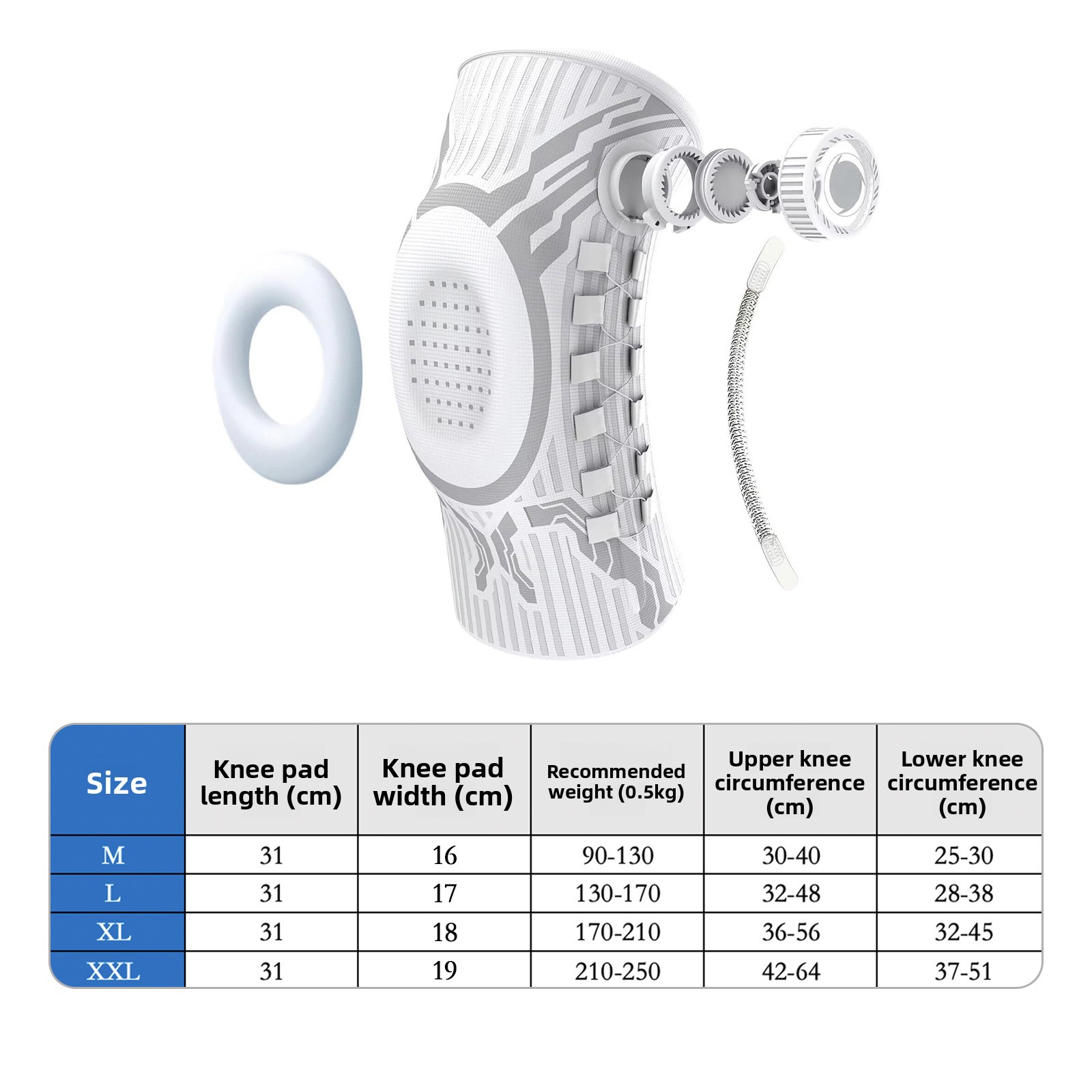 Sports Knee Pads Adjustable Kn - Knee Brace Badminton ulasan dan harga