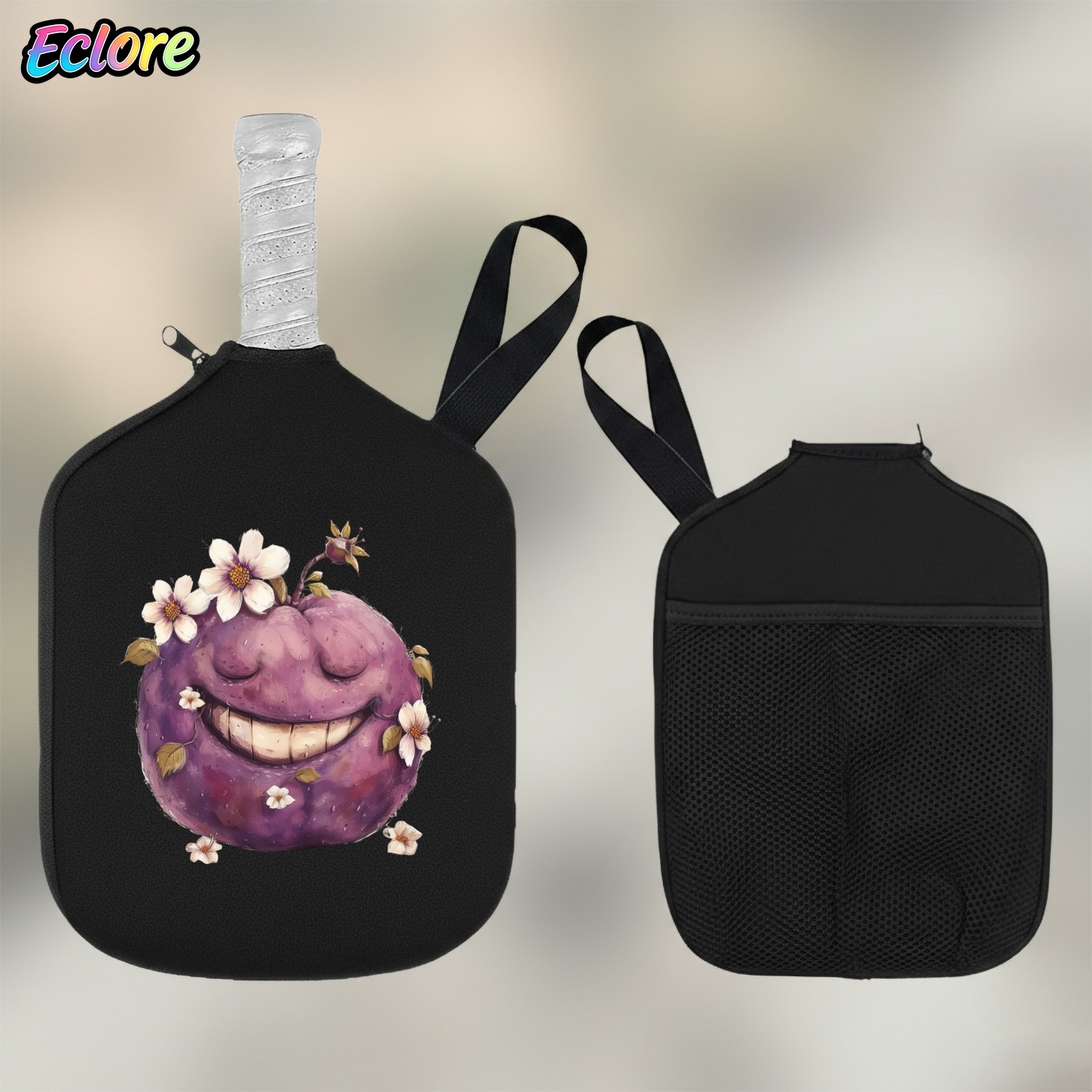 Smiley Flower Pickleball Paddl - Badminton Badminton ulasan dan harga